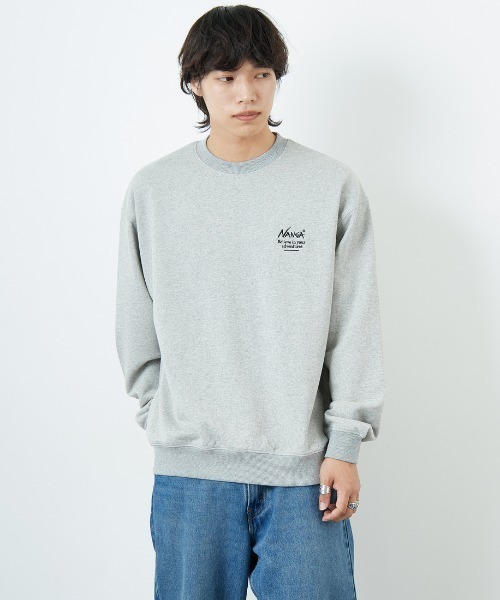 NANGA/ナンガ] 別注 ヒストリーロゴ バックプリントスウェット
