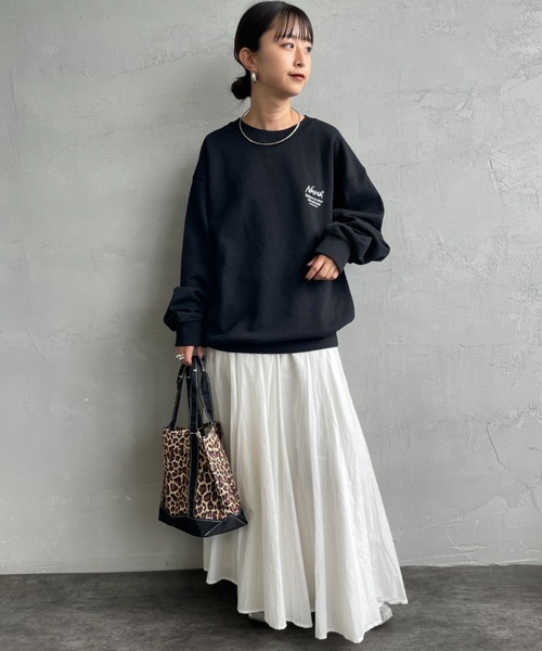 NANGA/ナンガ] 別注 ヒストリーロゴ バックプリントスウェット