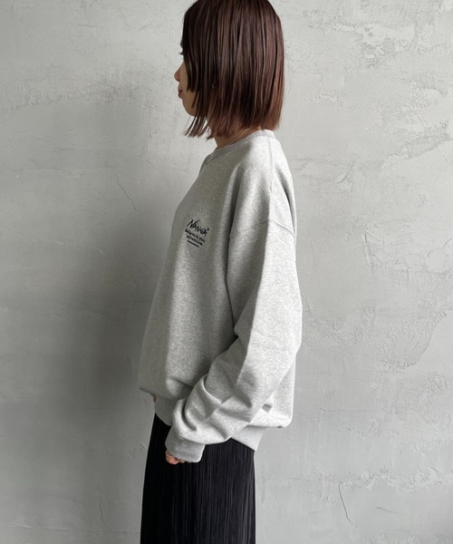 NANGA/ナンガ] 別注 ヒストリーロゴ バックプリントスウェット