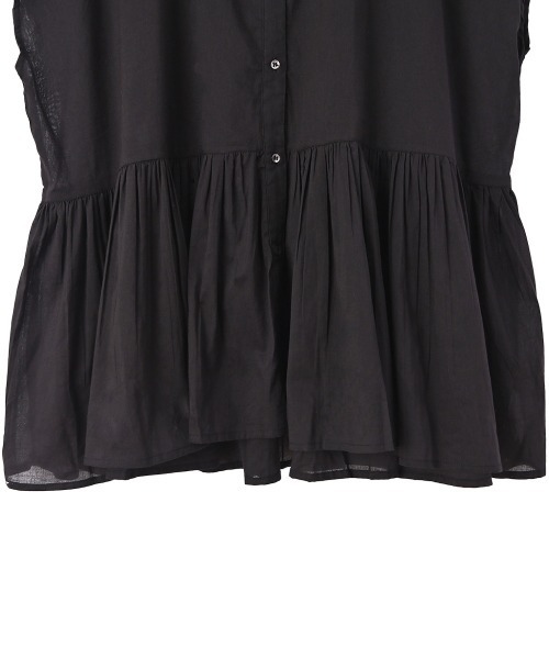 marjour（マージュール）の「COTTON BOIL BLOUSE（シャツ/ブラウス・レディース・ブラック・M）」の22枚目の写真