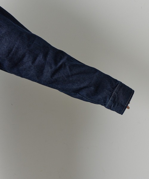 COLONY 2139（コロニートゥーワンスリーナイン）の「8ozデニムクロップドシャツ（シャツ/ブラウス・レディース・ネイビー/ダークブルー・FREE）」の9枚目の写真