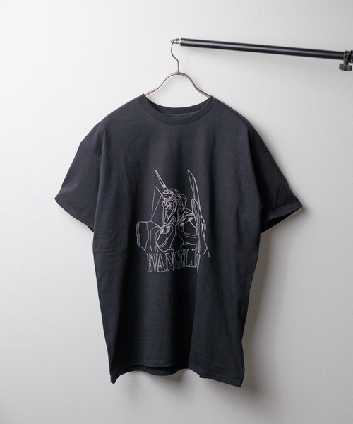 FRUIT OF THE LOOM(フルーツオブザルーム)の「【EVANGELION x FRUIT OF THE LOOM】6oz 刺繍 T(Tシャツ/カットソー・メンズ・ホワイト系その他/ホワイト/ブラック/ブラック系その他・X-LARGE)」の1枚目の写真