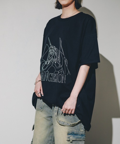 FRUIT OF THE LOOM(フルーツオブザルーム)の「【EVANGELION x FRUIT OF THE LOOM】6oz 刺繍 T(Tシャツ/カットソー・メンズ・ホワイト系その他/ホワイト/ブラック/ブラック系その他・X-LARGE)」の17枚目の写真