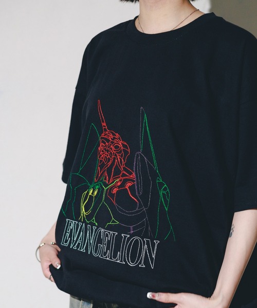 FRUIT OF THE LOOM(フルーツオブザルーム)の「【EVANGELION x FRUIT OF THE LOOM】6oz 刺繍 T(Tシャツ/カットソー・メンズ・ホワイト系その他/ホワイト/ブラック/ブラック系その他・X-LARGE)」の11枚目の写真
