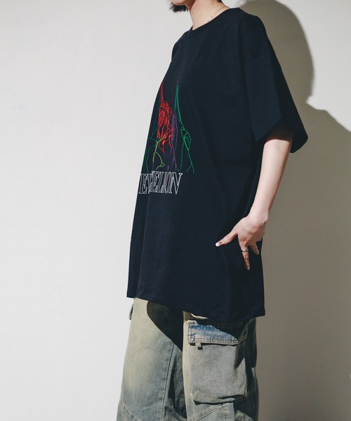 FRUIT OF THE LOOM(フルーツオブザルーム)の「【EVANGELION x FRUIT OF THE LOOM】6oz 刺繍 T(Tシャツ/カットソー・メンズ・ホワイト系その他/ホワイト/ブラック/ブラック系その他・X-LARGE)」の12枚目の写真