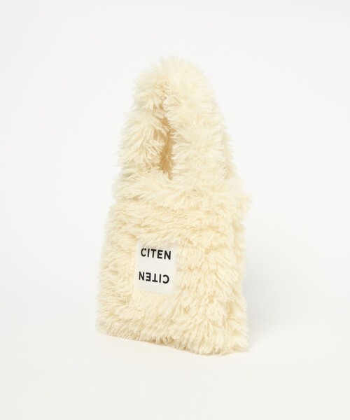 CITEN(シテン)の「<CITEN>モコモコトートバッグS(トートバッグ・レディース・ライトブルー/クリーム/ダークブラウン/ダークグレー・FREE)」の9枚目の写真