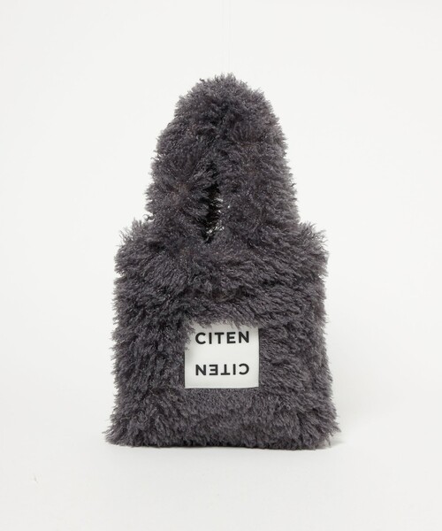 CITEN(シテン)の「<CITEN>モコモコトートバッグS(トートバッグ・レディース・ライトブルー/クリーム/ダークブラウン/ダークグレー・FREE)」の16枚目の写真