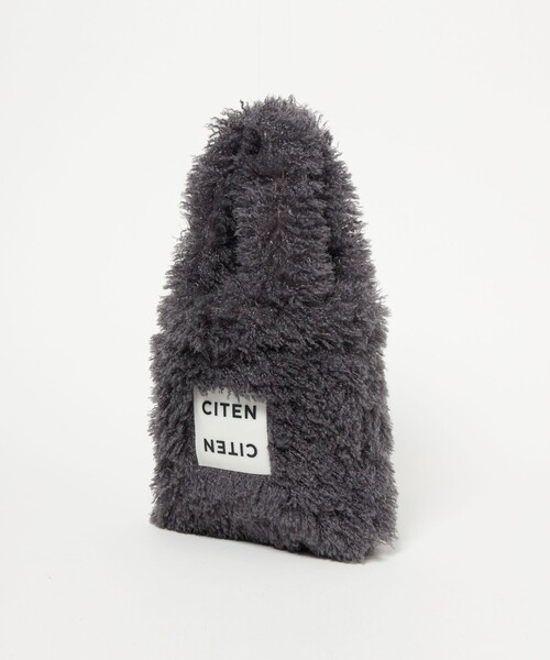 CITEN(シテン)の「<CITEN>モコモコトートバッグS(トートバッグ・レディース・ライトブルー/クリーム/ダークブラウン/ダークグレー・FREE)」の17枚目の写真
