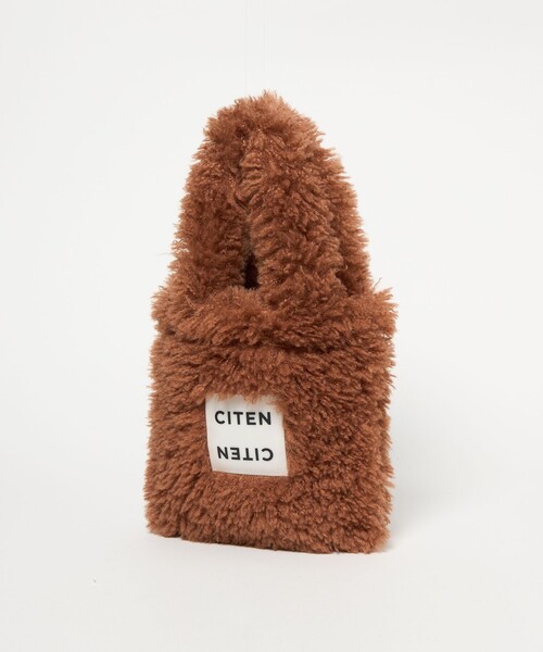 CITEN(シテン)の「<CITEN>モコモコトートバッグS(トートバッグ・レディース・ライトブルー/クリーム/ダークブラウン/ダークグレー・FREE)」の22枚目の写真