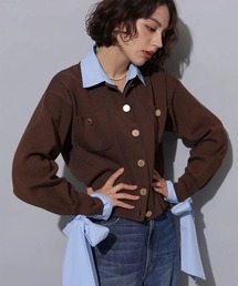 Apuweiser-riche - R♡様用　アプワイザーリッシェ ニットジャケット Arpege story Apuweiser-riche - 新品未使用 Apuweiser-riche 半袖キラキラ