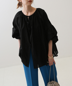 トップス anuke Cutwork Puff Blouse セール】Cutwork Puff Blouse（シャツ/ブラウス）｜anuke