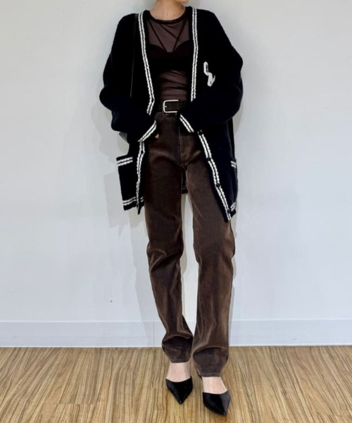 NICENICE MOMENT（ナイスナイスモーメント）の「【NICENICE MOMENT】MESH LS SHELL（Tシャツ/カットソー・レディース・ブラック/バーガンディー・MEDIUM/SMALL）」の22枚目の写真