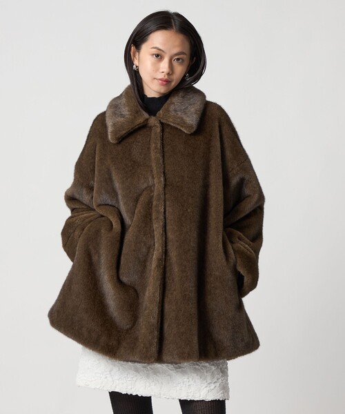 セール】＜EMMEL REFINES＞EM フェイクファー ミディアム コート