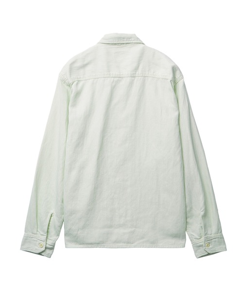 Carhartt WIP(カーハートダブリューアイピー)の「Carhartt WIP RAINER SHIRT JACKET I034826(ブルゾン・メンズ・オフホワイト/グリーン・S/M)」の3枚目の写真