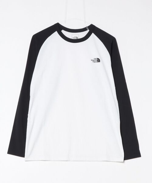 THE NORTH FACE(ザノースフェイス)の「ザ ノース フェイス THE NORTH FACE L/S ES Baseball Tee_ロングスリーブイーエスベースボールティー(Tシャツ/カットソー・メンズ・グレー系その他/ホワイト×ブラック/グレー・LL/M/L/S)」の1枚目の写真