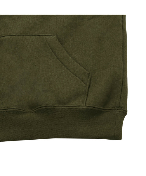 PUMA（プーマ）の「PUMA プーマ ボーイズ ESS 2 カラー NO.1 ロゴ フーディ 裏起毛 120-160cm（パーカー・キッズ・サックスブルー/カーキブラウン/ブラック×ゴールド・130/140/150/160/120）」の11枚目の写真