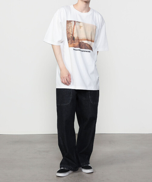 SEDAN ALL-PURPOSE（セダンオールパーパス）の「SEDAN ALL-PURPOSE | デニム バギーパンツ MEN（デニムパンツ・メンズ・ブラック/インディゴブルー・XL/M/L）」の6枚目の写真