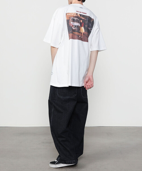 SEDAN ALL-PURPOSE（セダンオールパーパス）の「SEDAN ALL-PURPOSE | デニム バギーパンツ MEN（デニムパンツ・メンズ・ブラック/インディゴブルー・XL/M/L）」の8枚目の写真