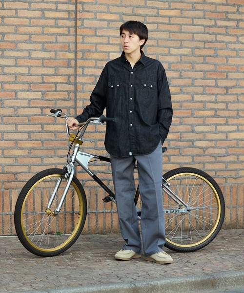 Dickies(ディッキーズ)の「Dickies/ディッキーズ Vintage Wash 85283 DOUBLE KNEE Work ワークパンツ(チノパンツ・メンズ・ブラック/チャコール/ネイビー/ベージュ・34/28/30/32)」の15枚目の写真