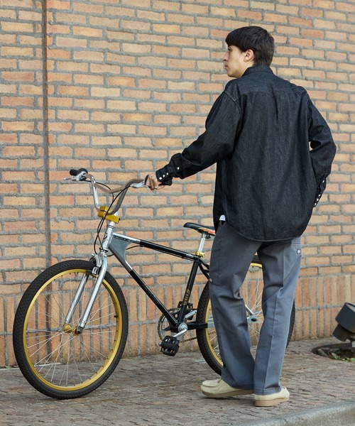 Dickies(ディッキーズ)の「Dickies/ディッキーズ Vintage Wash 85283 DOUBLE KNEE Work ワークパンツ(チノパンツ・メンズ・ブラック/チャコール/ネイビー/ベージュ・34/28/30/32)」の8枚目の写真