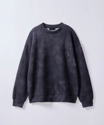 【SLICK/スリック】Uneven Dyeing Quarter Gauge Pullover/アンイーブンダイクォーターゲージプルオーバー
