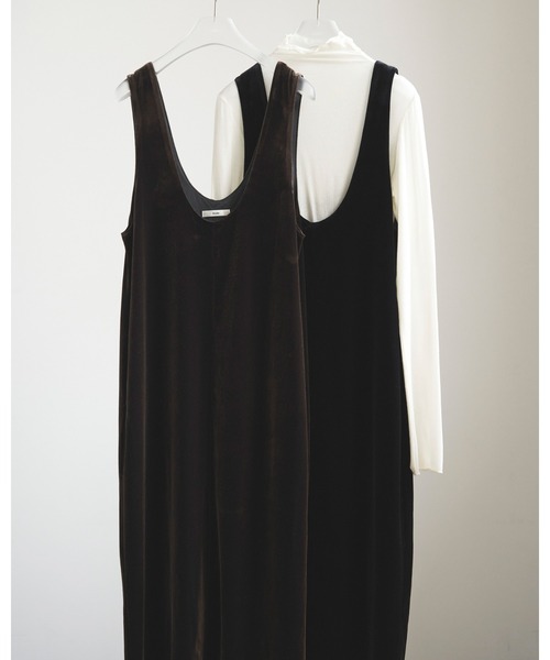 Velour Uneck Onepiece（ワンピース）｜anuke（アンヌーク）の