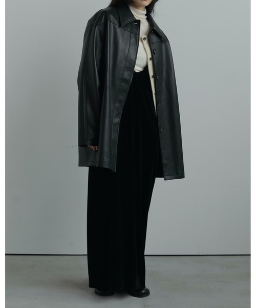 ワンピース anuke Velour Uneck Onepiece 36 Velour Uneck Onepiece（ワンピース）｜anuke（アンヌーク）の