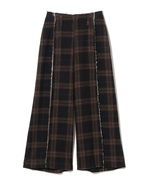 maturely（マチュアリー）の「【1/15再値下げ】maturely / リサイクルウール カットオフ スラックス（スラックス・レディース・ブラウン/ネイビー・1/0）」の15枚目の写真