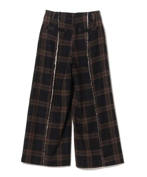 maturely（マチュアリー）の「【1/15再値下げ】maturely / リサイクルウール カットオフ スラックス（スラックス・レディース・ブラウン/ネイビー・1/0）」の19枚目の写真