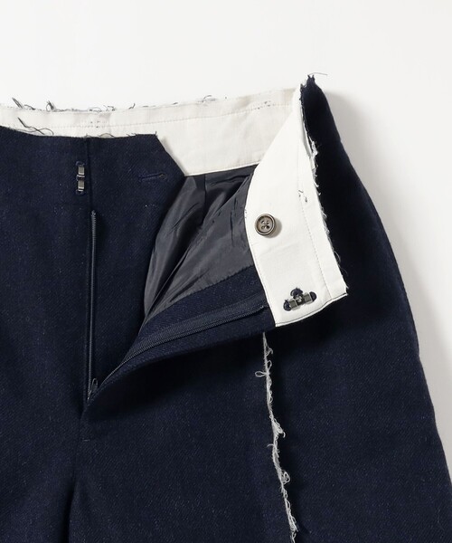 maturely（マチュアリー）の「【1/15再値下げ】maturely / リサイクルウール カットオフ スラックス（スラックス・レディース・ブラウン/ネイビー・1/0）」の22枚目の写真