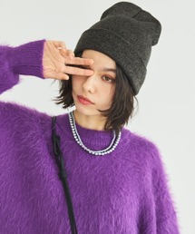 MIRROR STOKE（ミラーストーク）の「【ZOZO限定/追加】MIX MATERIAL BEANIE/ミックスマテリアルビーニー（ニットキャップ/ビーニー）」