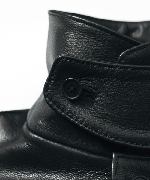 FREAK'S STORE/フリークスストア Calf Leather ミニマル カーコート