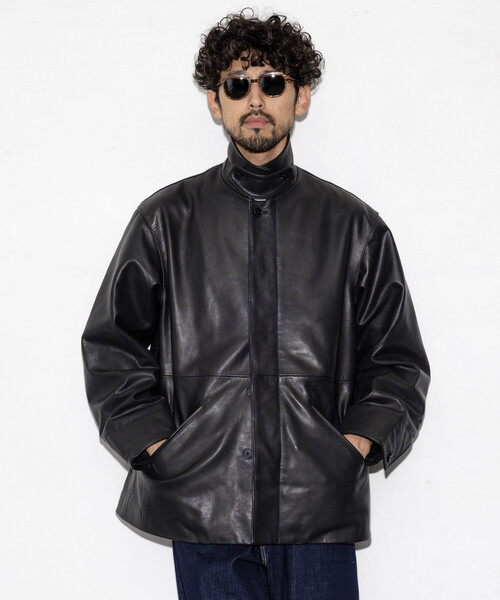 FREAK'S STORE Calf Leather ミニマル カーコート FREAK'S STORE/Calf Leather ミニマル カーコート｜Daytona Park