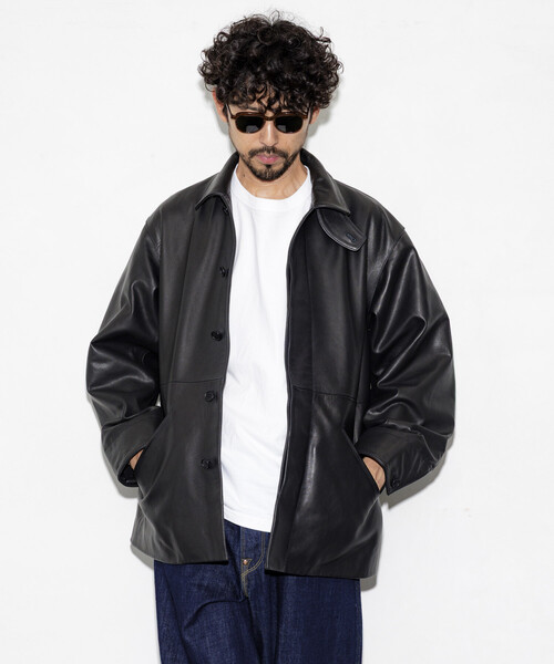 フリークスストア Calf Leather ミニマル カーコート FREAK'S STORE（フリークスストア）の「FREAK'S STORE/フリークス