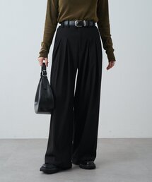 Lui's | フロントタックデザインスラックスパンツ(スラックス)