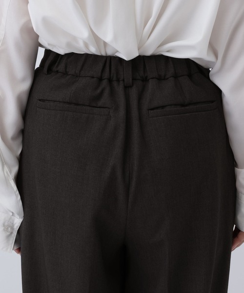LEPSIM（レプシィム）の「《オフィスライン》TRストレートピンタックパンツ　582121（その他パンツ・レディース・チャコールグレー/ブラウン系その他・MEDIUM/LARGE）」の18枚目の写真