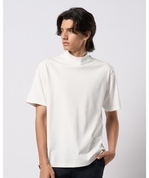 wjk | luxury cotton mock neck S/S(Tシャツ/カットソー)