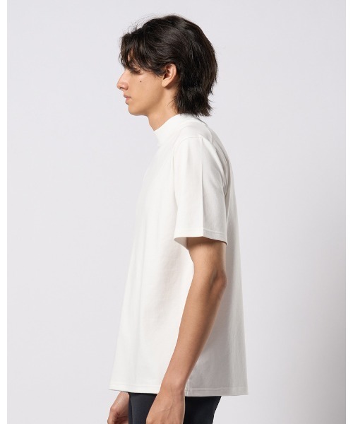 wjk（ダヴルジェイケイ）の「luxury cotton mock neck S/S（Tシャツ/カットソー・メンズ・ホワイト/ブラック/グレイッシュベージュ・SMALL/MEDIUM/LARGE/X-LARGE）」の11枚目の写真