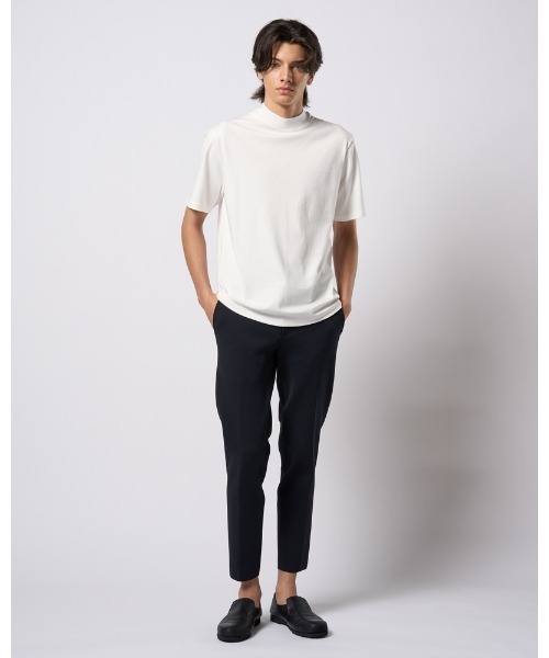 wjk（ダヴルジェイケイ）の「luxury cotton mock neck S/S（Tシャツ/カットソー・メンズ・ホワイト/ブラック/グレイッシュベージュ・SMALL/MEDIUM/LARGE/X-LARGE）」の17枚目の写真