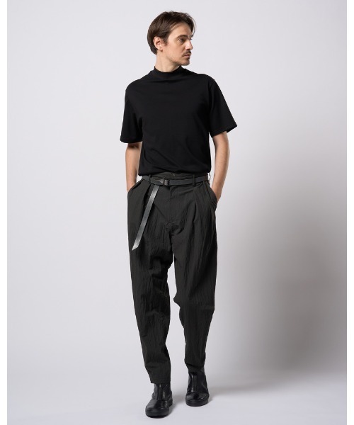 wjk（ダヴルジェイケイ）の「luxury cotton mock neck S/S（Tシャツ/カットソー・メンズ・ホワイト/ブラック/グレイッシュベージュ・SMALL/MEDIUM/LARGE/X-LARGE）」の22枚目の写真