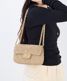 AULENTTI | 【AULENTTI】キルティングスウェードバッグ(ショルダーバッグ)