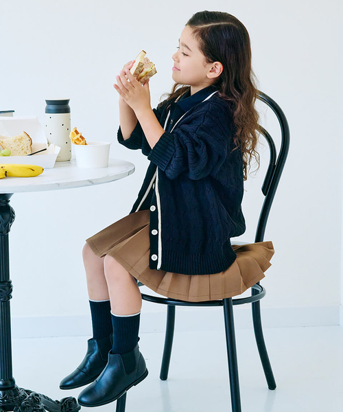 追加》【BASIC】サイドゴアブーツ baby-kids(16cm-22cm)（ブーツ