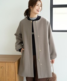 FOUND GOOD | ウーリーテックノーカラーコート(ノーカラーコート)