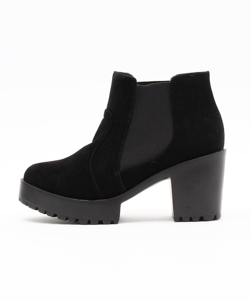 Chico（チコ）の「【who's who Chico】スエードサイドゴアブーツ（ブーツ・レディース・ブラック/ブラウン・LARGE/MEDIUM/SMALL）」の3枚目の写真