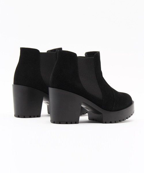 Chico（チコ）の「【who's who Chico】スエードサイドゴアブーツ（ブーツ・レディース・ブラック/ブラウン・LARGE/MEDIUM/SMALL）」の5枚目の写真