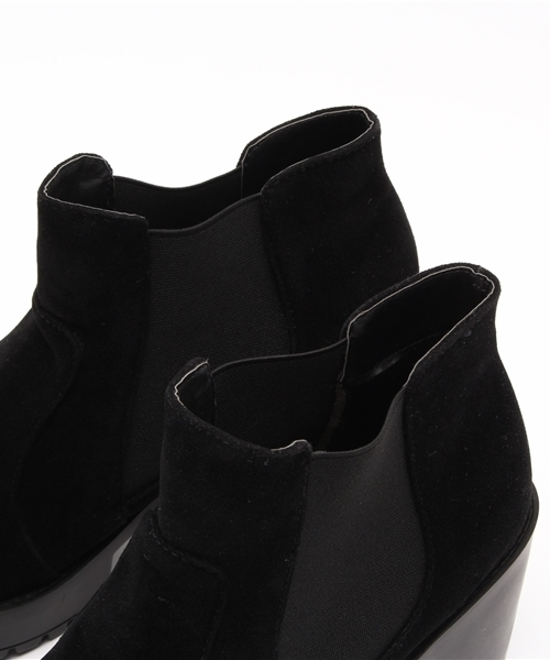 Chico（チコ）の「【who's who Chico】スエードサイドゴアブーツ（ブーツ・レディース・ブラック/ブラウン・LARGE/MEDIUM/SMALL）」の8枚目の写真