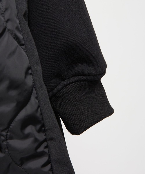 gomme（ゴム）の「アーミーキルト　フーテッドコート（その他アウター・レディース・カーキ/ブラック・MEDIUM）」の19枚目の写真