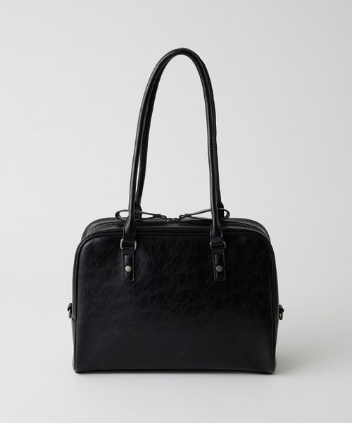 セール】2WAY マルチポケットアクセントチャーム ボストンバッグ