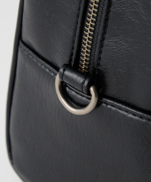 MONO-MART（モノマート）の「2WAY マルチポケットアクセントチャーム ボストンバッグ/ショルダーバッグ（ボストンバッグ・レディース・キャメル/ブラウン/ダークブラウン/ブラック/ワイン・FREE）」の9枚目の写真