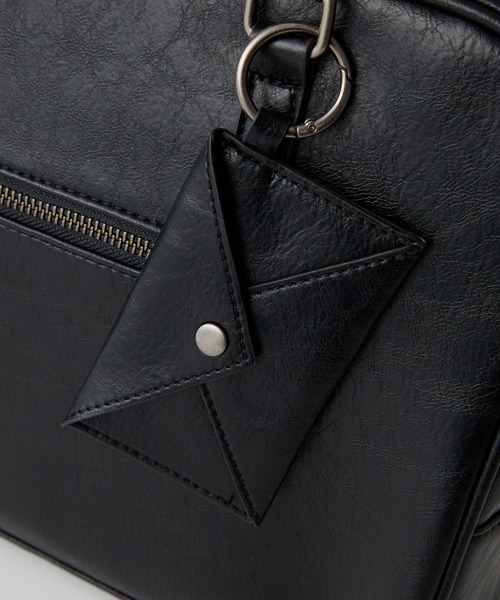 MONO-MART（モノマート）の「2WAY マルチポケットアクセントチャーム ボストンバッグ/ショルダーバッグ（ボストンバッグ・レディース・キャメル/ブラウン/ダークブラウン/ブラック/ワイン・FREE）」の10枚目の写真